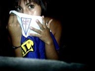 Hincha - Tribunera - Chica - Fanatica de la Barra: Los Cruzados • Club: Universidad Católica