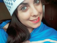 Hincha - Tribunera - Chica - Fanatica de la Barra: Los Cruzados • Club: Universidad Católica