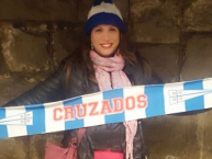 Hincha - Tribunera - Chica - Fanatica de la Barra: Los Cruzados • Club: Universidad Católica