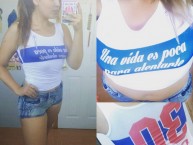 Hincha - Tribunera - Chica - Fanatica de la Barra: Los Cruzados • Club: Universidad Católica