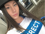 Hincha - Tribunera - Chica - Fanatica de la Barra: Los Cruzados • Club: Universidad Católica