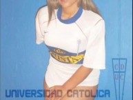 Hincha - Tribunera - Chica - Fanatica de la Barra: Los Cruzados • Club: Universidad Católica