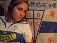 Hincha - Tribunera - Chica - Fanatica de la Barra: Los Cruzados • Club: Universidad Católica