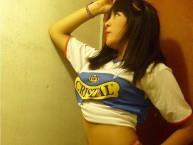 Hincha - Tribunera - Chica - Fanatica de la Barra: Los Cruzados • Club: Universidad Católica