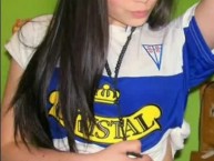 Hincha - Tribunera - Chica - Fanatica de la Barra: Los Cruzados • Club: Universidad Católica