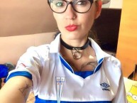 Hincha - Tribunera - Chica - Fanatica de la Barra: Los Cruzados • Club: Universidad Católica