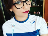 Hincha - Tribunera - Chica - Fanatica de la Barra: Los Cruzados • Club: Universidad Católica