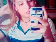 Hincha - Tribunera - Chica - Fanatica de la Barra: Los Cruzados • Club: Universidad Católica