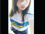 Hincha - Tribunera - Chica - Fanatica de la Barra: Los Cruzados • Club: Universidad Católica