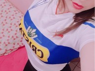 Hincha - Tribunera - Chica - Fanatica de la Barra: Los Cruzados • Club: Universidad Católica