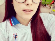 Hincha - Tribunera - Chica - Fanatica de la Barra: Los Cruzados • Club: Universidad Católica