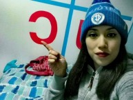 Hincha - Tribunera - Chica - Fanatica de la Barra: Los Cruzados • Club: Universidad Católica