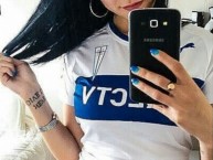 Hincha - Tribunera - Chica - Fanatica de la Barra: Los Cruzados • Club: Universidad Católica