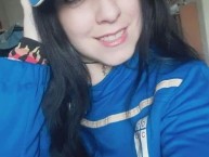 Hincha - Tribunera - Chica - Fanatica de la Barra: Los Cruzados • Club: Universidad Católica