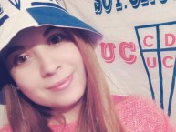 Hincha - Tribunera - Chica - Fanatica de la Barra: Los Cruzados • Club: Universidad Católica