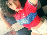 Hincha - Tribunera - Chica - Fanatica de la Barra: Los Cruzados • Club: Universidad Católica