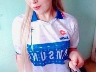 Hincha - Tribunera - Chica - Fanatica de la Barra: Los Cruzados • Club: Universidad Católica