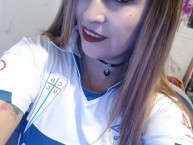 Hincha - Tribunera - Chica - Fanatica de la Barra: Los Cruzados • Club: Universidad Católica