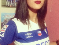 Hincha - Tribunera - Chica - Fanatica de la Barra: Los Cruzados • Club: Universidad Católica