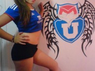 Hincha - Tribunera - Chica - Fanatica de la Barra: Los de Abajo • Club: Universidad de Chile - La U