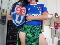 Hincha - Tribunera - Chica - Fanatica de la Barra: Los de Abajo • Club: Universidad de Chile - La U