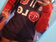 Hincha - Tribunera - Chica - Fanatica de la Barra: Los de Abajo • Club: Universidad de Chile - La U