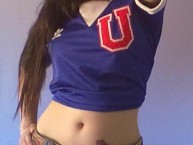 Hincha - Tribunera - Chica - Fanatica de la Barra: Los de Abajo • Club: Universidad de Chile - La U