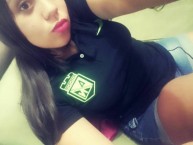 Hincha - Tribunera - Chica - Fanatica de la Barra: Los del Sur • Club: Atlético Nacional