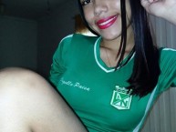 Hincha - Tribunera - Chica - "Dayana Valeria" Fanatica de la Barra: Los del Sur • Club: Atlético Nacional • País: Colombia