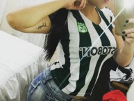 Hincha - Tribunera - Chica - Fanatica de la Barra: Los del Sur • Club: Atlético Nacional • País: Colombia