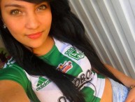 Hincha - Tribunera - Chica - Fanatica de la Barra: Los del Sur • Club: Atlético Nacional