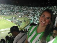 Hincha - Tribunera - Chica - Fanatica de la Barra: Los del Sur • Club: Atlético Nacional