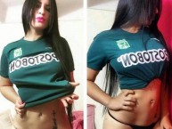 Hincha - Tribunera - Chica - Fanatica de la Barra: Los del Sur • Club: Atlético Nacional