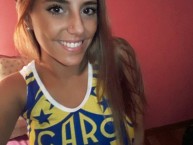 Hincha - Tribunera - Chica - Fanatica de la Barra: Los Guerreros • Club: Rosario Central