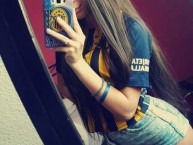 Hincha - Tribunera - Chica - Fanatica de la Barra: Los Guerreros • Club: Rosario Central