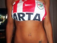 Hincha - Tribunera - Chica - Fanatica de la Barra: Los Leales • Club: Estudiantes de La Plata