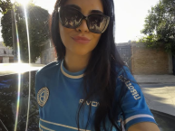 Hincha - Tribunera - Chica - Fanatica de la Barra: Los Piratas Celestes de Alberdi &bull; Club: Belgrano &bull; País: Argentina