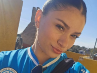 Hincha - Tribunera - Chica - Fanatica de la Barra: Los Piratas Celestes de Alberdi &bull; Club: Belgrano &bull; País: Argentina
