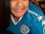 Hincha - Tribunera - Chica - Fanatica de la Barra: Los Piratas Celestes de Alberdi • Club: Belgrano