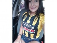 Hincha - Tribunera - Chica - Fanatica de la Barra: Mega Barra • Club: Real España