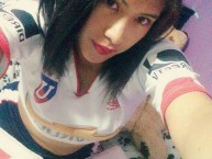 Hincha - Tribunera - Chica - Fanatica de la Barra: Muerte Blanca • Club: LDU