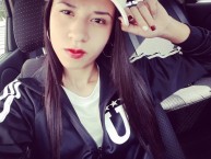 Hincha - Tribunera - Chica - Fanatica de la Barra: Muerte Blanca • Club: LDU