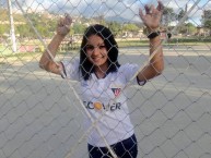 Hincha - Tribunera - Chica - Fanatica de la Barra: Muerte Blanca • Club: LDU