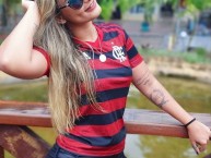 Hincha - Tribunera - Chica - Fanatica de la Barra: Nação 12 • Club: Flamengo • País: Brasil