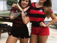 Hincha - Tribunera - Chica - Fanatica de la Barra: Nação 12 • Club: Flamengo