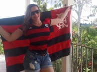 Hincha - Tribunera - Chica - Fanatica de la Barra: Nação 12 • Club: Flamengo