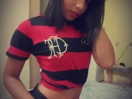 Hincha - Tribunera - Chica - Fanatica de la Barra: Nação 12 • Club: Flamengo