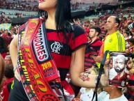 Hincha - Tribunera - Chica - Fanatica de la Barra: Nação 12 • Club: Flamengo