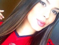 Hincha - Tribunera - Chica - Fanatica de la Barra: Rexixtenxia Norte • Club: Independiente Medellín