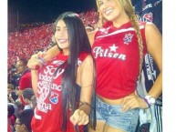 Hincha - Tribunera - Chica - Fanatica de la Barra: Rexixtenxia Norte • Club: Independiente Medellín